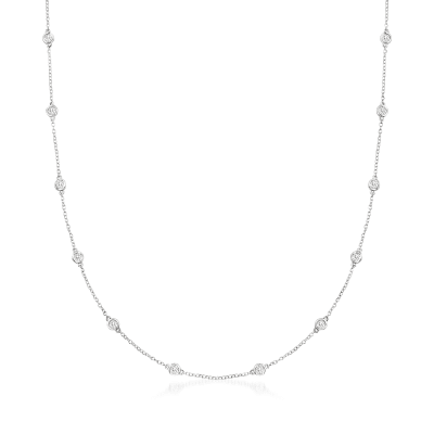 Diamond Station Necklace Collection