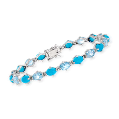 Multi-colored Topaz Bracelet 7” real Gemstone Beaded bracelet fine 18k Gold Multi-colored Topaz Bracelet 7” real Gemstone Beaded bracelet fine 18k Gold