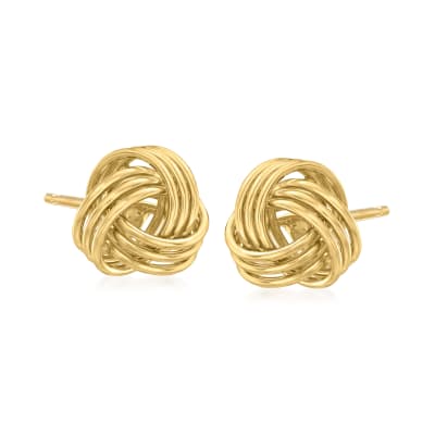 Gold Knot Earrings