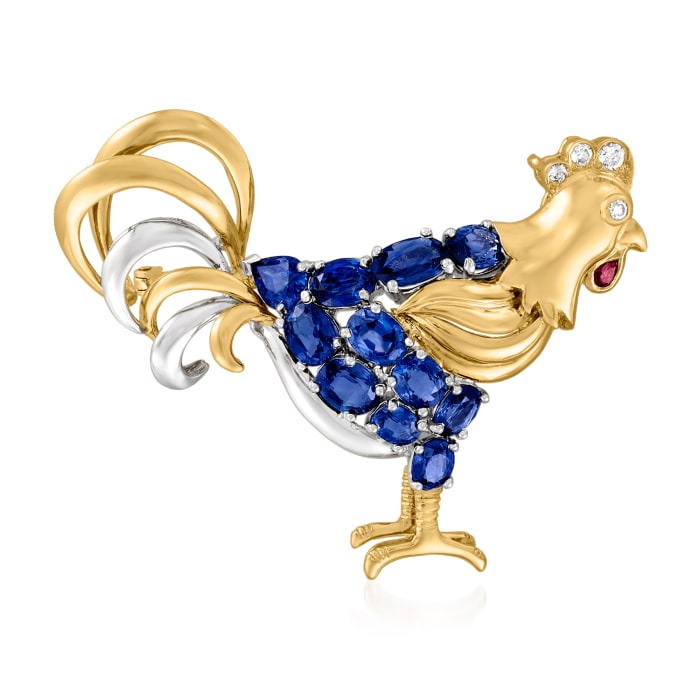 The Regal Rooster Brooch