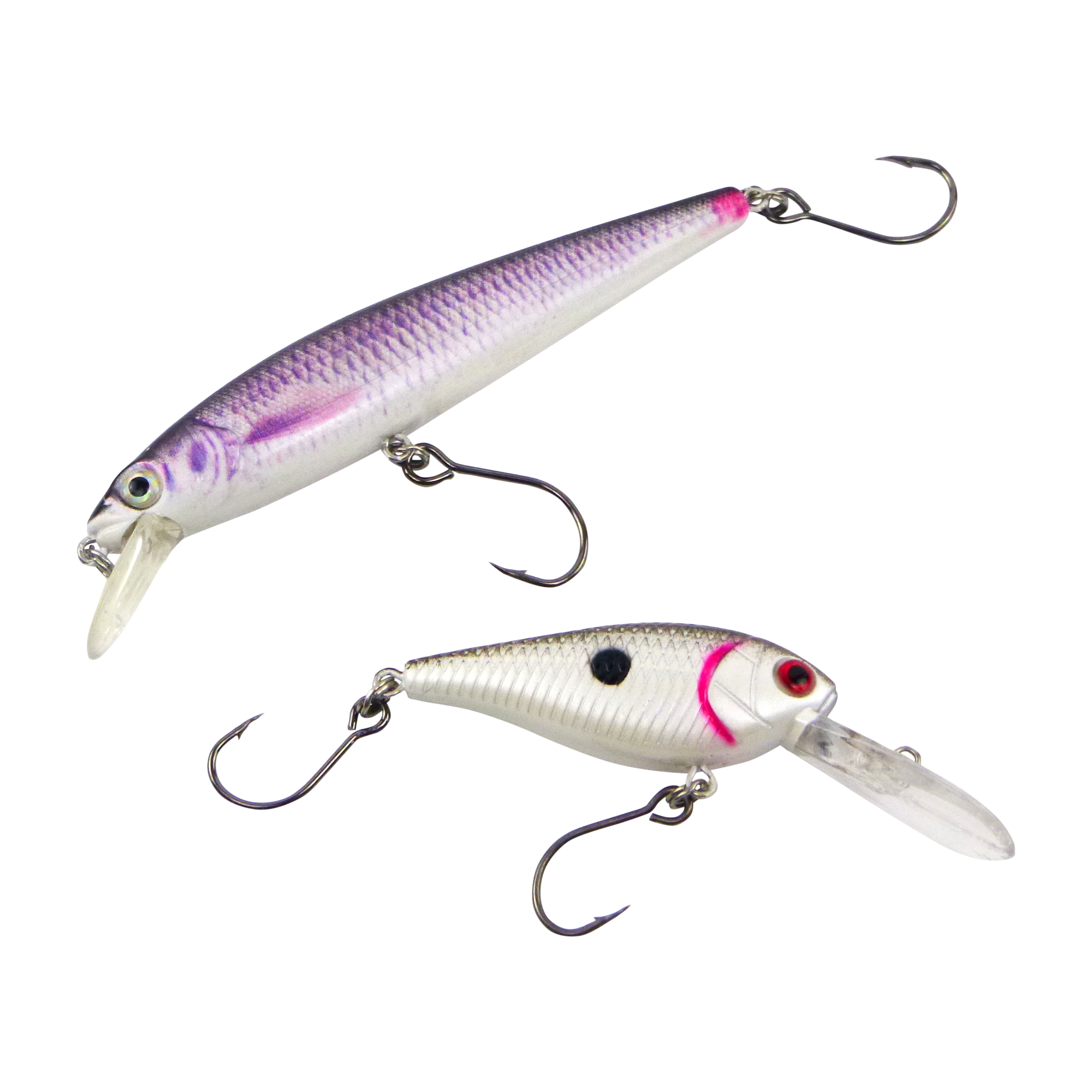 Swimerz Jigging & Trolling Hooks, Inline Double, 8/0, Qty 3 – Blue