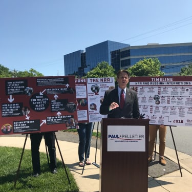Paul Pelletier NRA Pivoting off his DOJ credentials, House hopeful Pelletier demands NRA probe