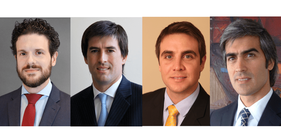 Eduardo Gaban, Tomas Gurmendez, Carlos Vasconsellos and Eduardo Mallea