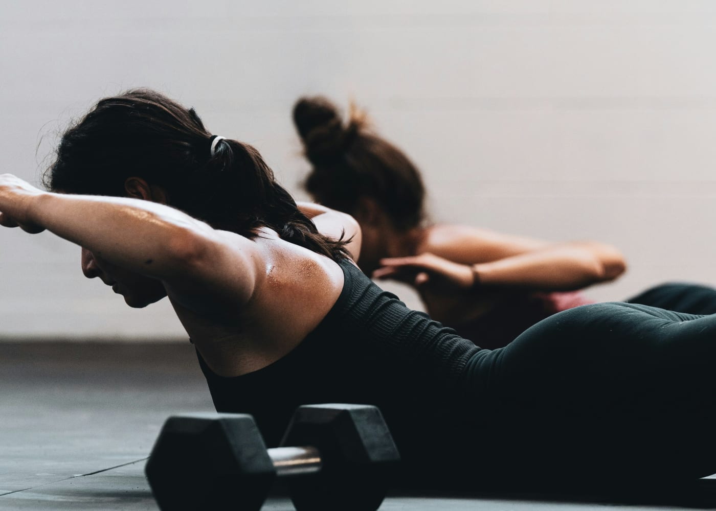 Pilates teacher guiding a focused session