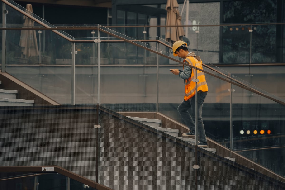 A Done-it user checking in their hours on site
