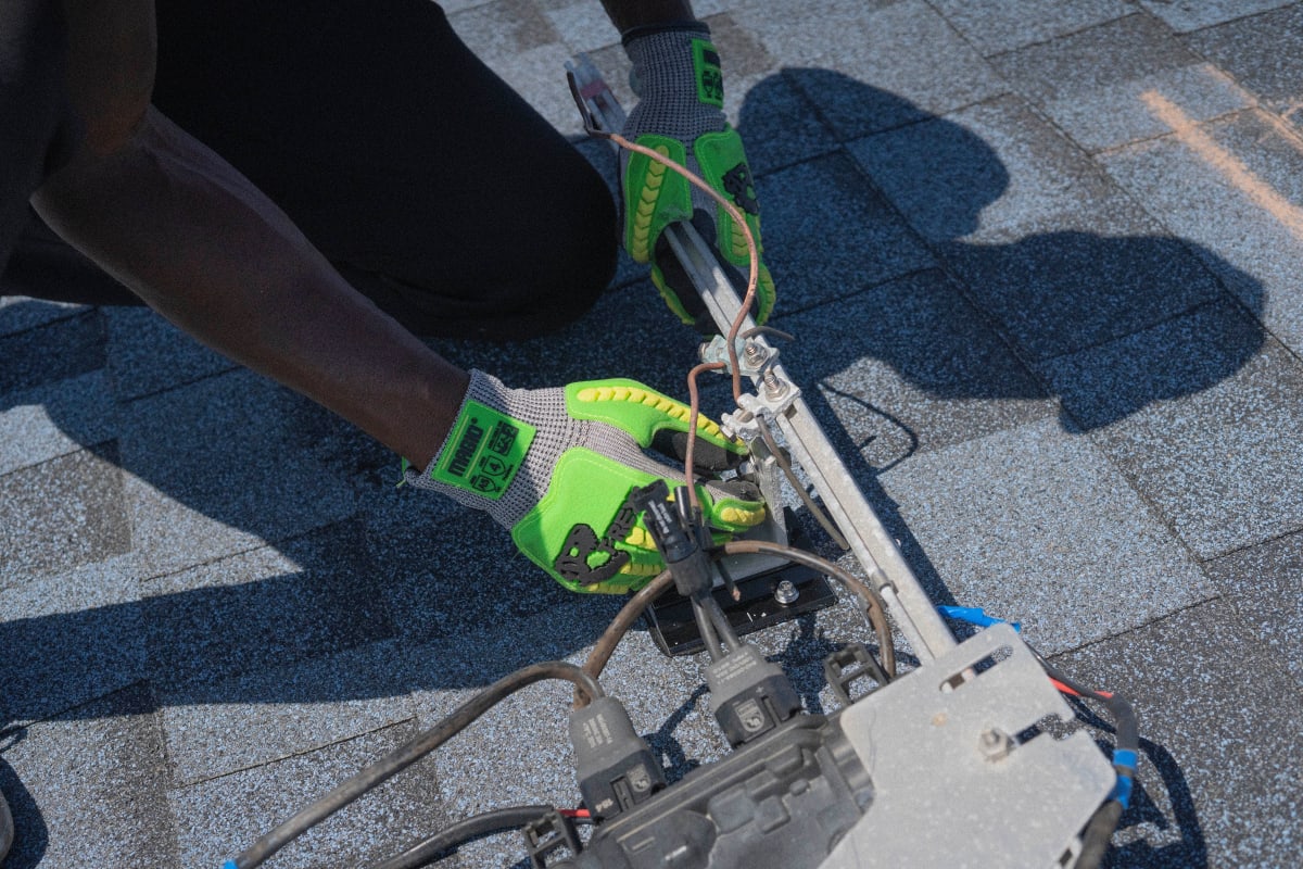 Electricians — Electrician navigates to the job