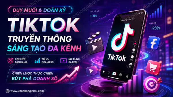 Khoá Học Tiktok Duy Muối Và Doãn Kỷ Chương Trình Truyền Thông Sáng Tạo Đa Kênh