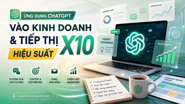 Khóa Học Áp Dụng Chatgpt Vào Kinh Doanh Và Tiếp Thị, X10 Hiệu Suất