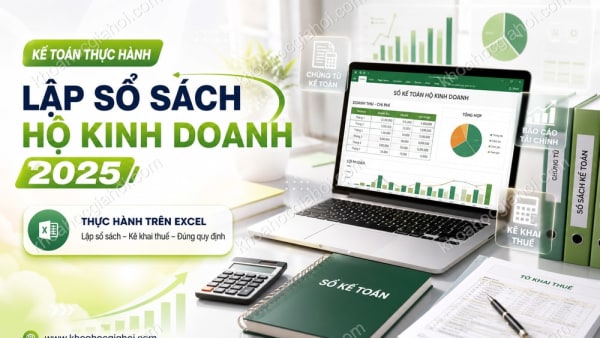 Khóa Học Kế Toán Thực Hành Lập Sổ Sách Hộ Kinh Doanh 2025