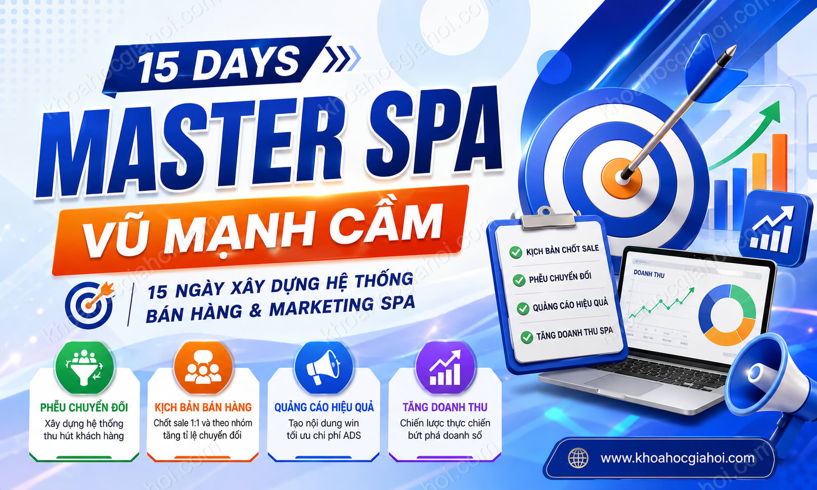 Khóa Học 15 Days Master Spa Vũ Mạnh Cầm