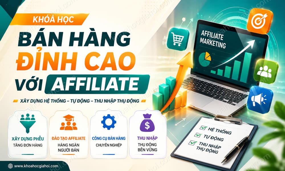 Khóa Học Bán Hàng Đỉnh Cao Với Affiliate