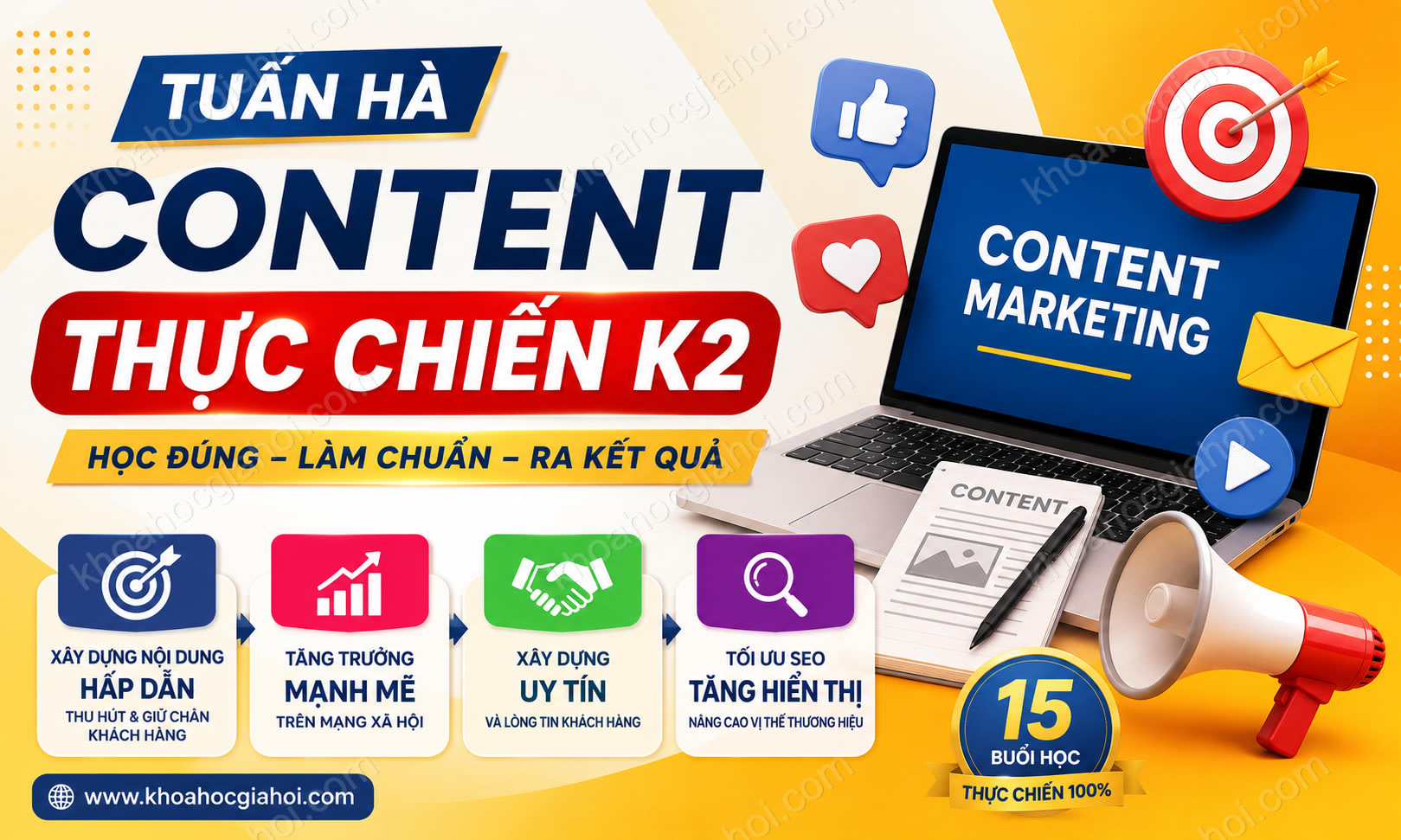 Khóa Học Tuấn Hà Content Thực Chiến K2