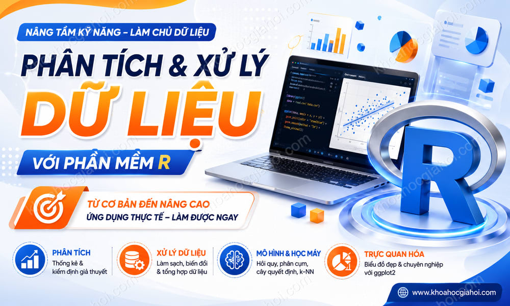 Khóa Học Phân Tích Dữ Liệu Bằng R Cho Người Mới Bắt Đầu