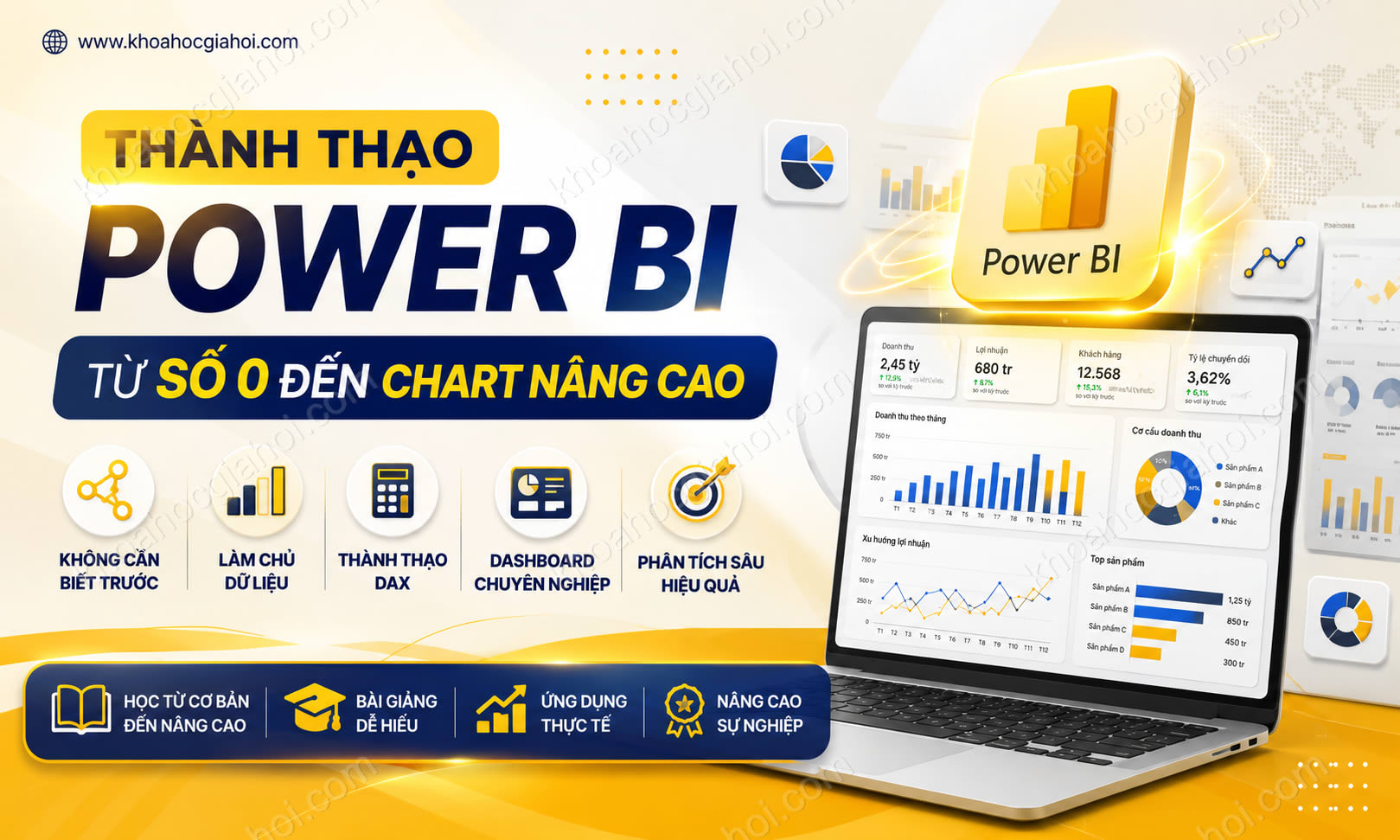 Thành Thạo Power BI Từ Số 0 Đến Chart Nâng Cao