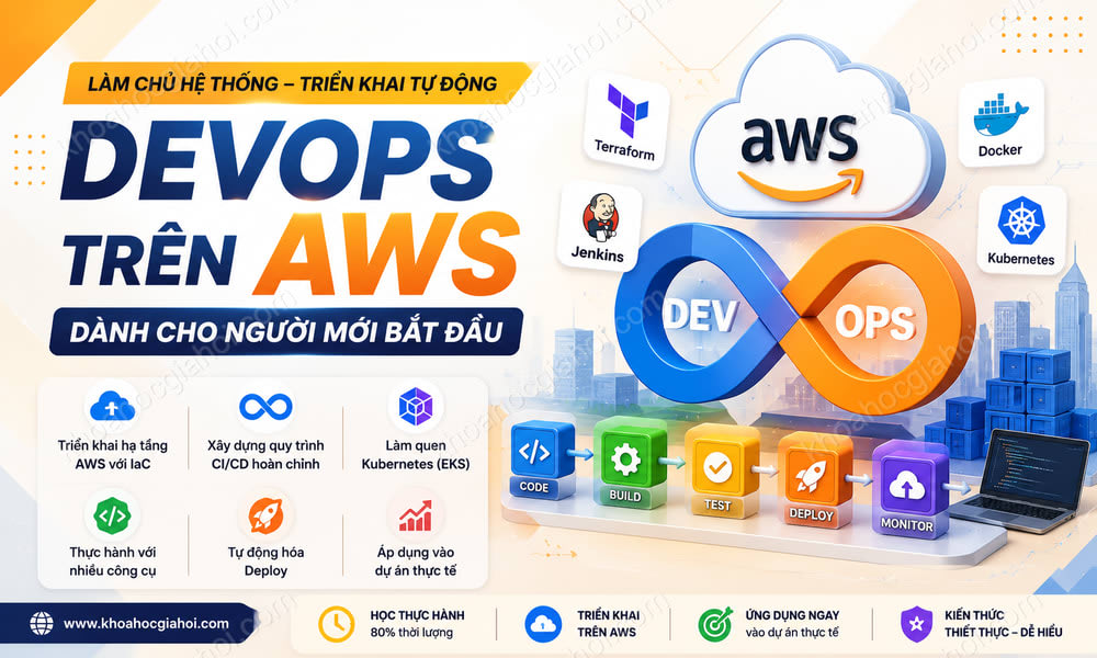 Khoá Học Devops Trên AWS Dành Cho Người Mới Bắt Đầu