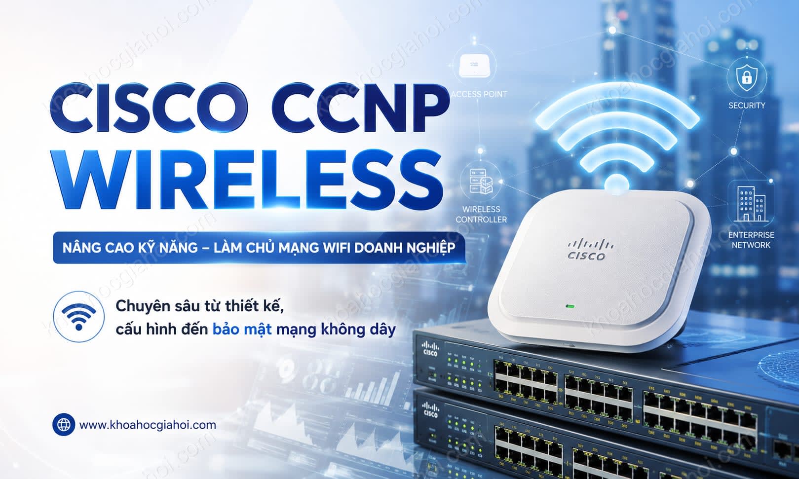 Khóa Học Cisco CCNP Wireless Cùng Nguyễn Phú Thịnh - Kai.edubit.vn Khóa Học Cisco CCNP Wireless Cùng Nguyễn Phú Thịnh - Kai.edubit.vn