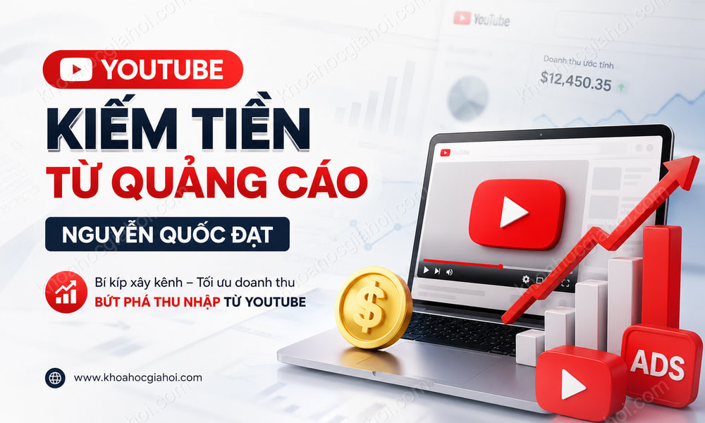 Khóa Học Youtube Kiếm Tiền Từ Quảng Cáo Nguyễn Quốc Đạt