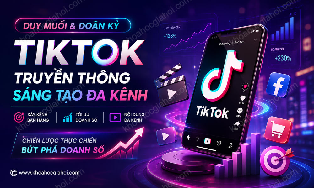 Khoá Học Tiktok Duy Muối Và Doãn Kỷ Chương Trình Truyền Thông Sáng Tạo Đa Kênh