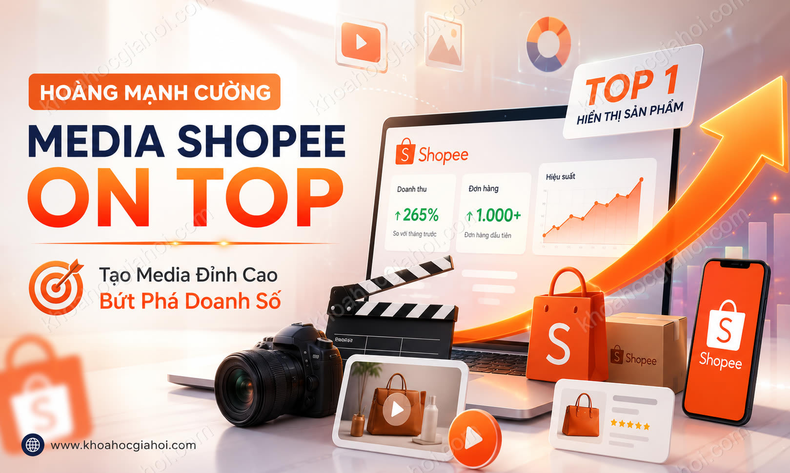 Khóa Học Hoàng Mạnh Cường Media Shopee On Top