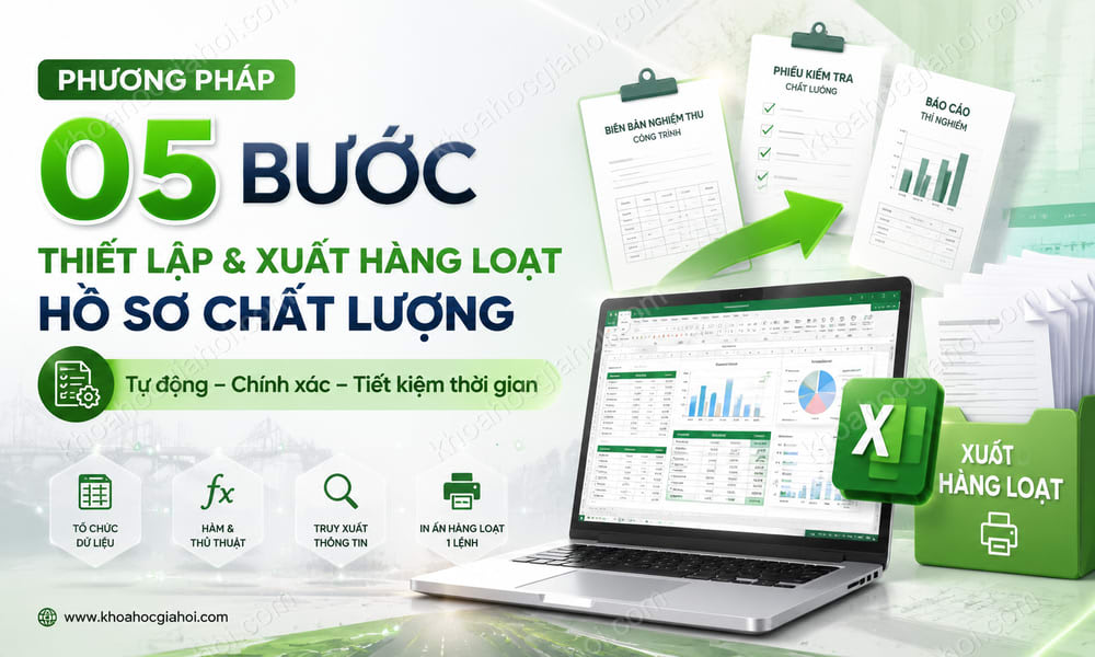 Khóa Học Phương Pháp 05 Bước Thiết Lập Và Xuất Hàng Loạt Hồ Sơ Chất Lượng