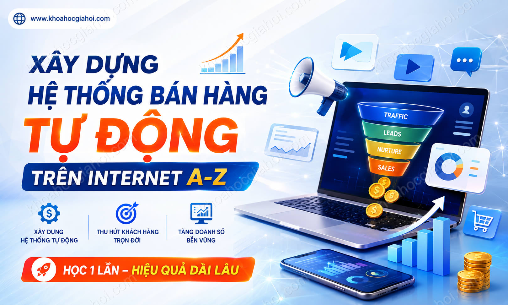 Xây Dựng Hệ Thống Bán Hàng Tự Động Trên Internet A - Z