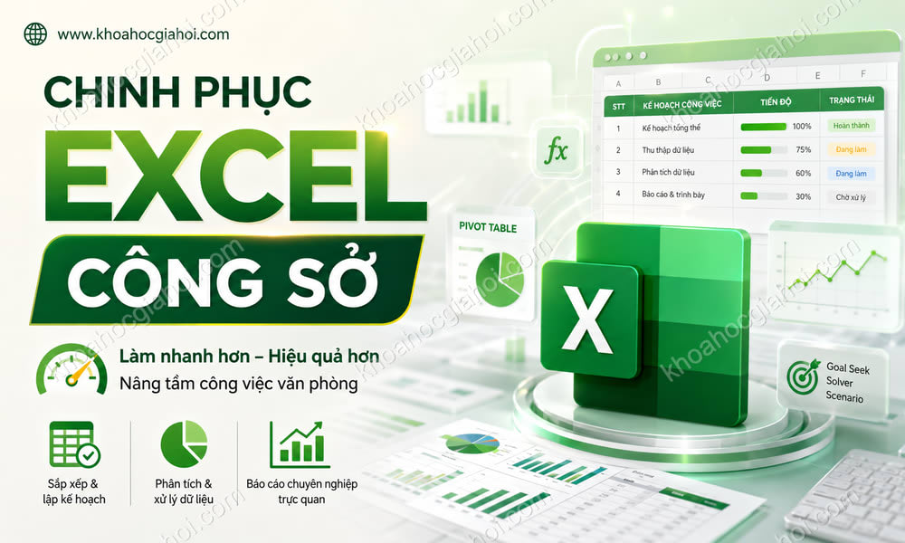 Khóa Học Chinh Phục Excel Công Sở