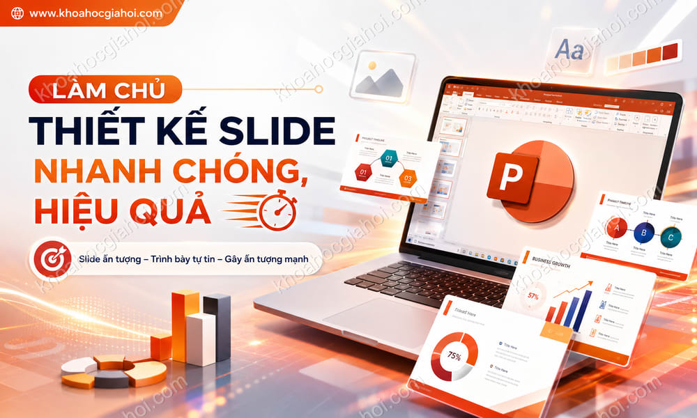 Khóa Học Làm Chủ Kỹ Năng Thiết Kế Slide Nhanh Chóng, Hiệu Quả