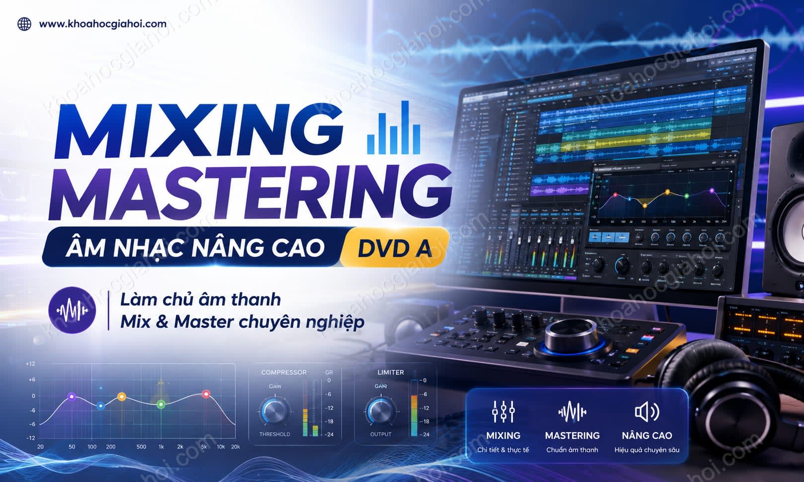 Khóa Học Mixing Mastering Âm Nhạc Nâng Cao - Dvd A