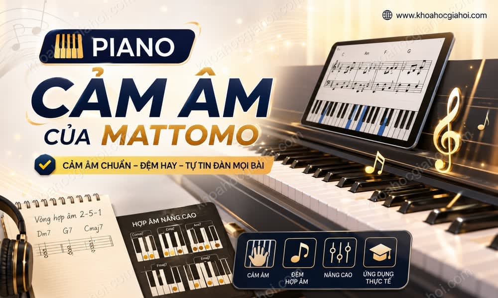 Khóa Học Piano Cảm Âm Của Mattomo