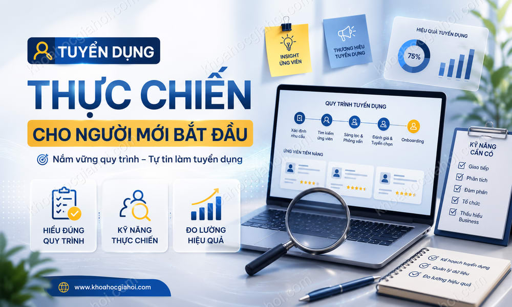 Khóa Học Tuyển Dụng Thực Chiến Cho Người Mới Bắt Đầu