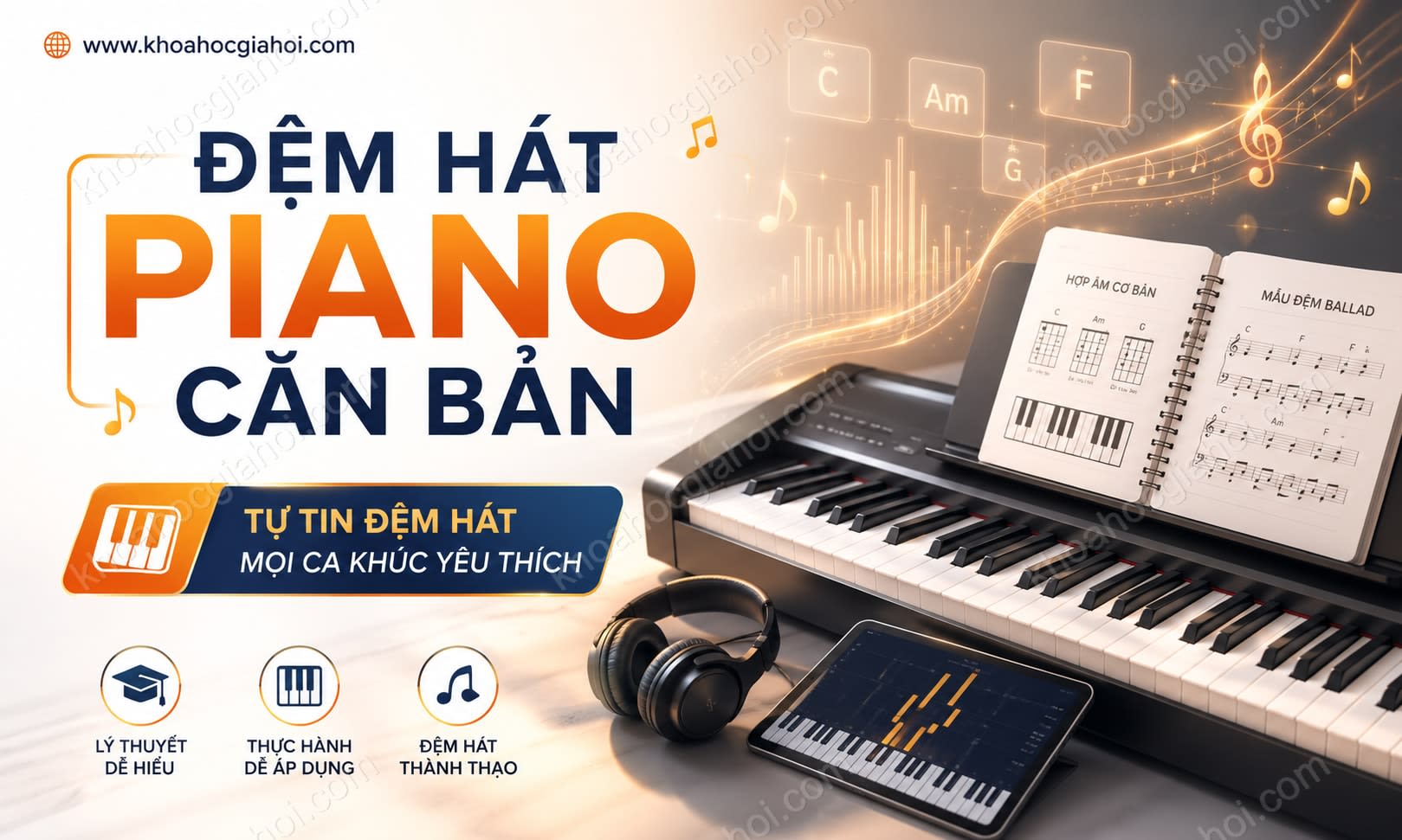 Khóa Học Đệm Hát Piano Căn Bản Khóa Học Đệm Hát Piano Căn Bản