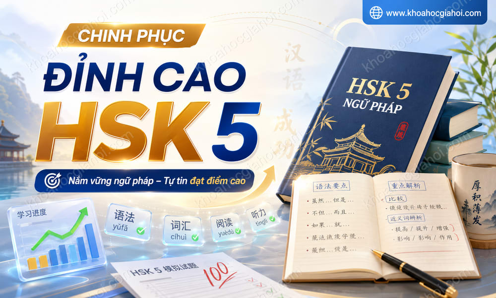 Khóa Học Chinh Phục Đỉnh Cao Hsk 5