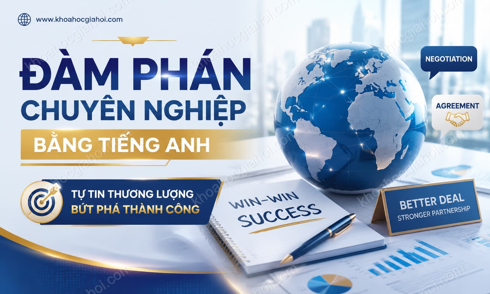 Khóa Học Đàm Phán Chuyên Nghiệp Bằng Tiếng Anh Khóa Học Đàm Phán Chuyên Nghiệp Bằng Tiếng Anh