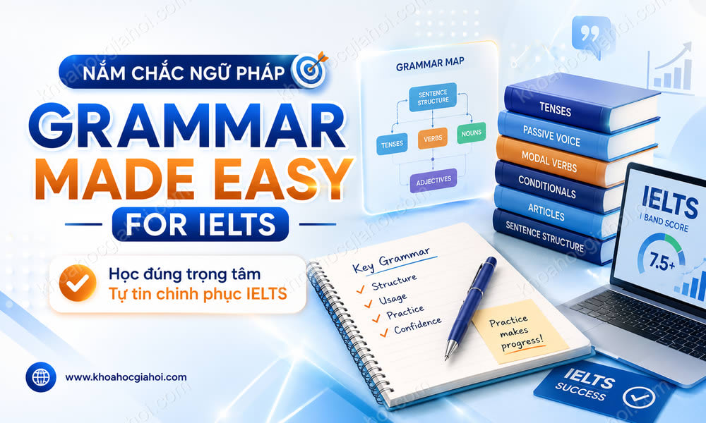 Khóa Học Grammar Made Easy For Ielts