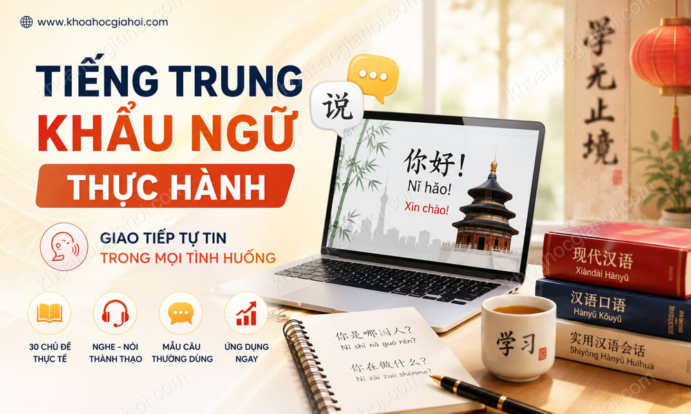 Khóa Học Tiếng Trung Khẩu Ngữ Thực Hành