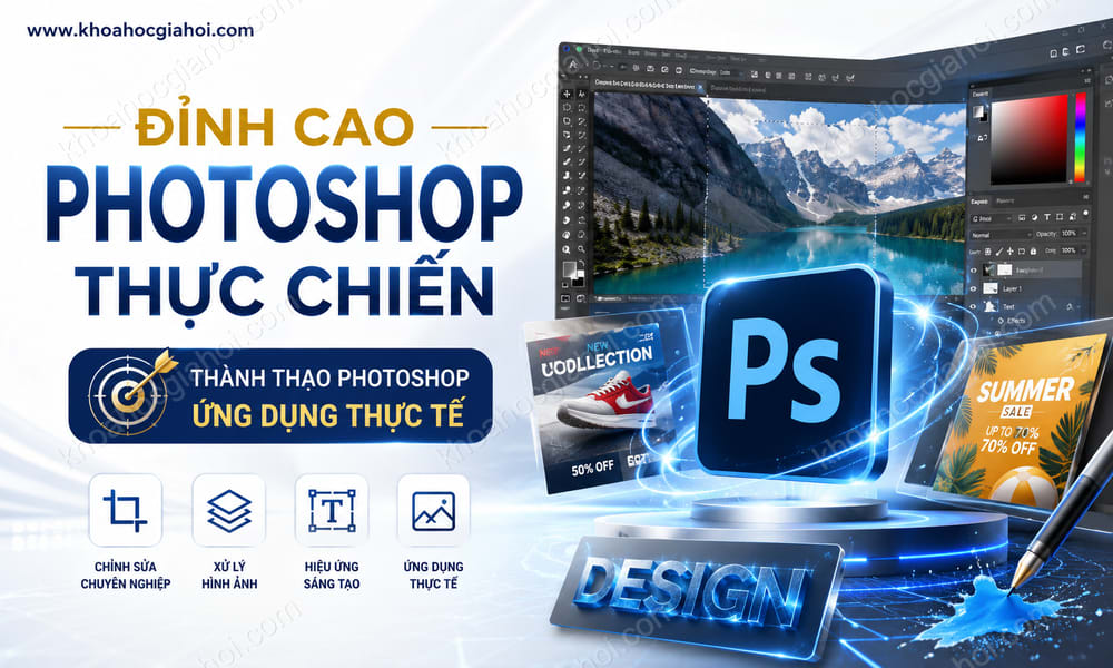 Khóa Học Đỉnh Cao Photoshop Thực Chiến