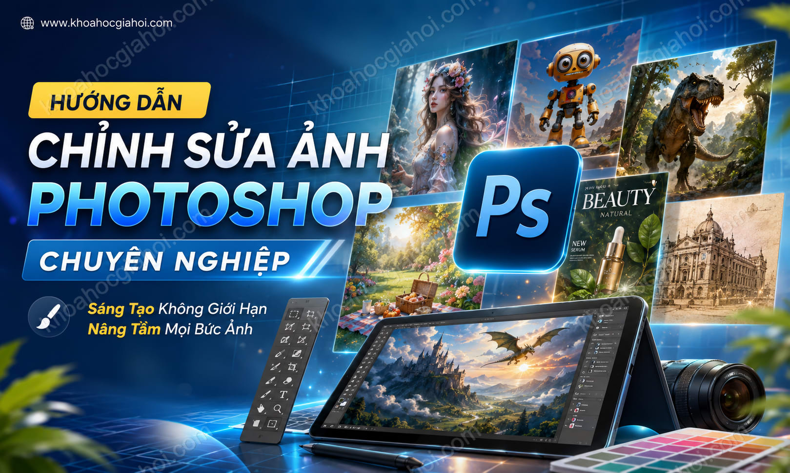Khóa Học Hướng Dẫn Chỉnh Sửa Ảnh Photoshop Chuyên Nghiệp Khóa Học Hướng Dẫn Chỉnh Sửa Ảnh Photoshop Chuyên Nghiệp