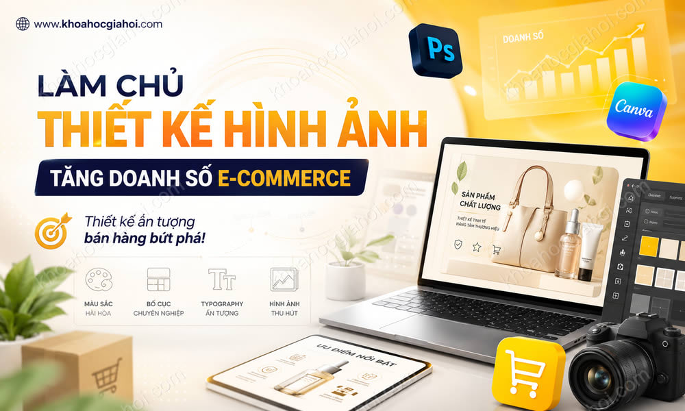 Khóa Học Làm Chủ Thiết Kế Hình Ảnh Để Tăng Doanh Số E-commerce
