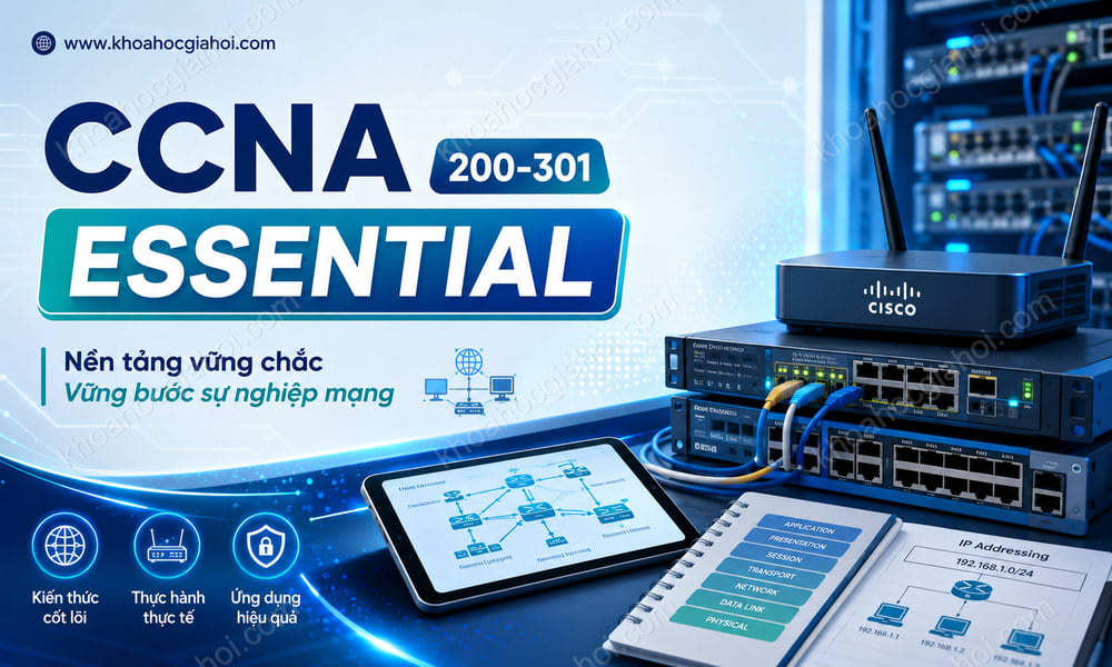 Khóa Học CCNA 200-301 : Essential