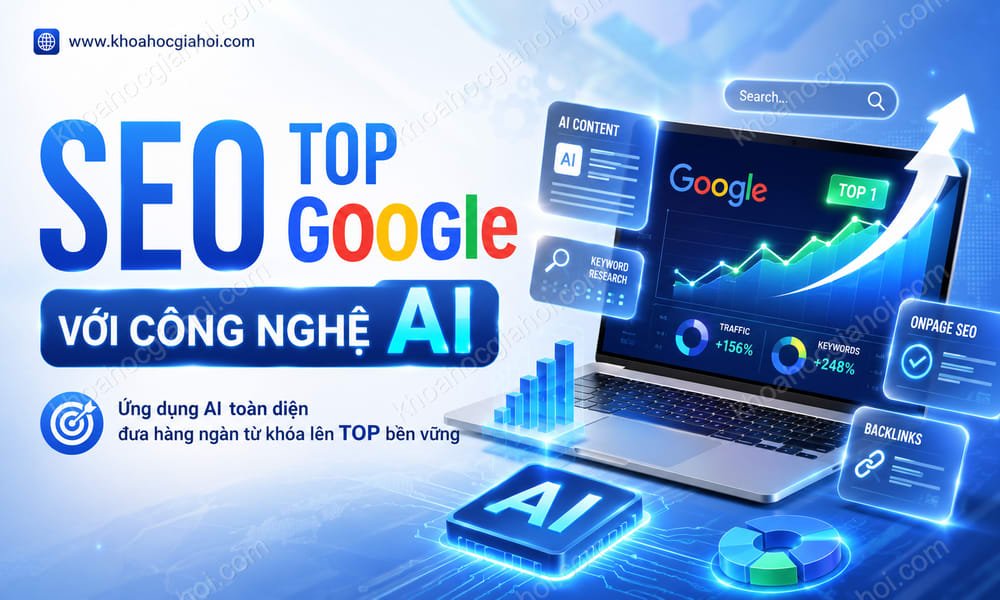 Khóa Học Seo Top Google Với Công Nghệ AI