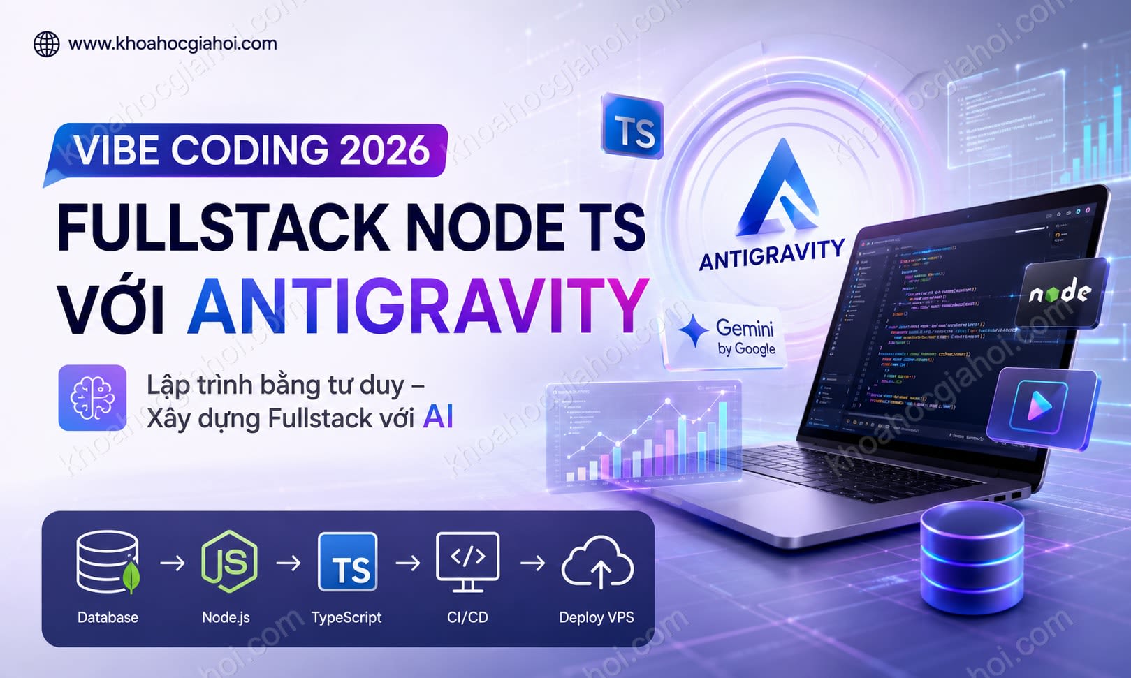 Khóa Học Vibe Coding 2026 Fullstack Node TS Với Antigravity