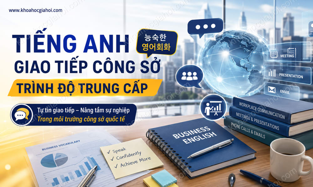 Khóa Tiếng Anh Giao Tiếp Công Sở Trình Độ Trung Cấp(능숙한영어회화)