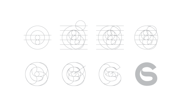 GS logo icon process