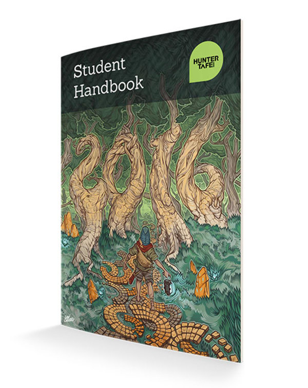 Handbook mockup