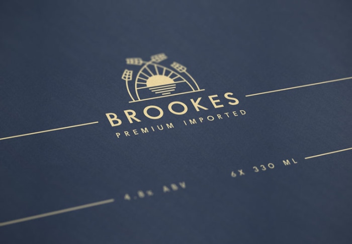 Logo and branding on carton