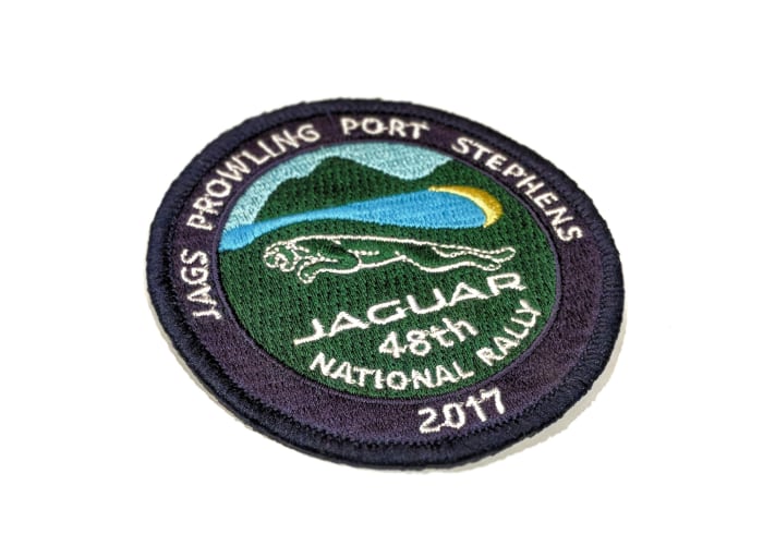 Embroidered patch design