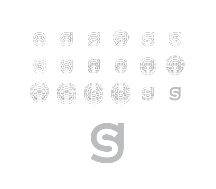 GS logo icon process 2