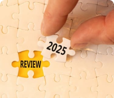 Puzzle with review written