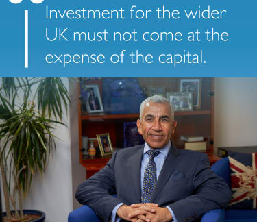 Investment for the wider UK must not come at the expense of the capital