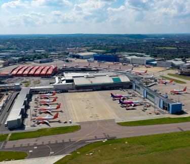 Luton Airport view